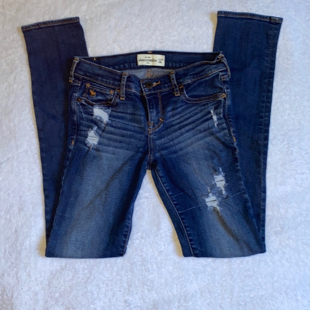 Abercrombie Kids Girls size 14 slim low-mid rise skinny jeans